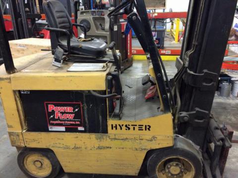Hyster Forklift Electric 4 Wheel Sit Down For Sale For 2 450 Bt Forklifts Net