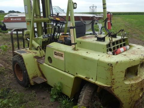 Clark C500 Y80 Propane Forklift Needs Work Not Running 8 000 Lb Lift Project For Sale For 1 750 Bt Forklifts Net